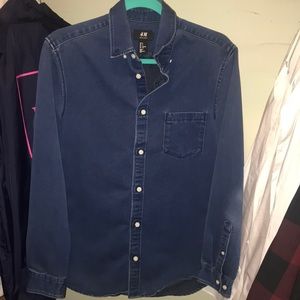 H&M Denim Button down shirt